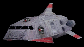 Transportowiec szturmowy Gamma. Autor i źródło obrazka: gra 'X-Wing vs TIE Fighter' - LucasArts