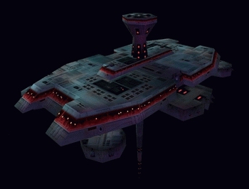 Golan II. Autor i źródło obrazka: gra 'X-Wing Alliance' - LucasArts