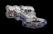 Zmodyfikowana korweta koreliańska CR90. Autor i źródło obrazka: gra 'X-Wing Alliance' - LucasArts