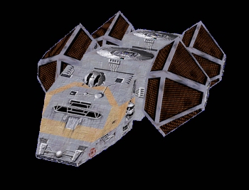 Transporter modułowy. Autor i źródło obrazka: gra 'X-Wing Alliance' - LucasArts