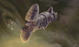 Fregata typu Praetorian. Autor i źródło obrazka: KotOR Campaign Guide - WotC
