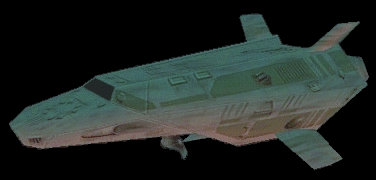 Imperialny statek zwiadowczy SCT. Autor i źródło obrazka: gra 'TIE Fighter' - LucasArts