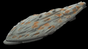 Gwiezdny Obrońca typu Viscount. Autor i źródło obrazka: Figurka do Starship Battles, WotC